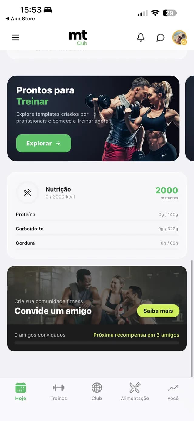 Tela de um app real criado com IA e publicado nas lojas